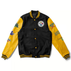 Pittsburgh Steelers 6X Super Bowl Champions Varsity Jacket