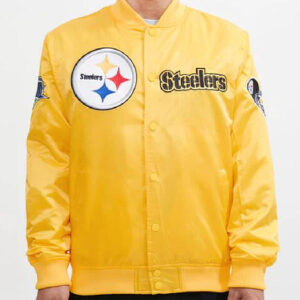 Pittsburgh Steelers Chest Hit Logo Yellow Jacket