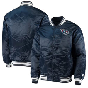 Tennessee Titans Locker Room Navy Varsity Jacket