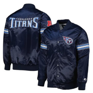 Tennessee Titans Starter Pick and Roll Varsity Jacket