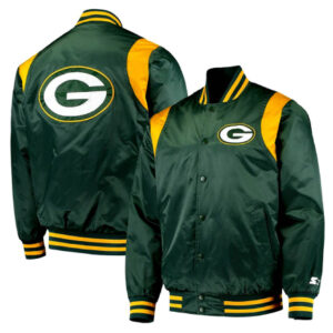 Green Bay Packers Prime Time Green Varsity Jacket