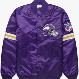 Minnesota Vikings Starter Bomber Purple Jacket