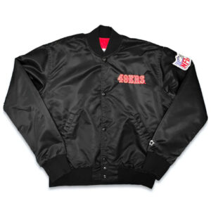 San Francisco 49ers 90s Black Bomber Jacket