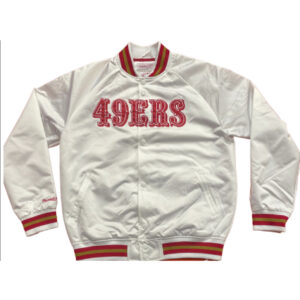 San Francisco 49ers Lightweight White Jacket