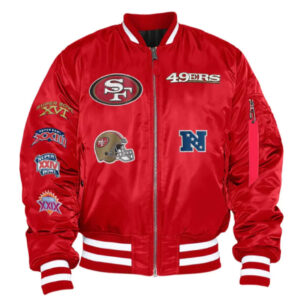 San Francisco 49ers MA-1 Red Bomber Jacket