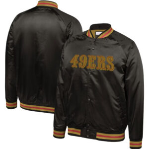 San Francisco 49ers Mitchell & Ness Faithful Black Jacket