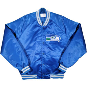 Seattle Seahawks 80s Blue Bomber Varsity Jackets