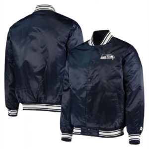 Seattle Seahawks Starter Locker Room Bomber Varsity Jacket