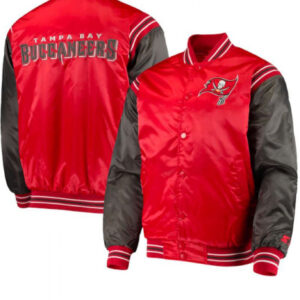 Tampa Bay Buccaneers Starter Red and Black Varsity Jacket