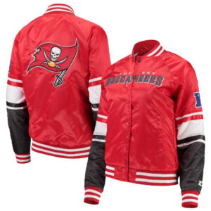 Tampa Bay Buccaneers Starter Victory Cheer Red Varsity Jacket